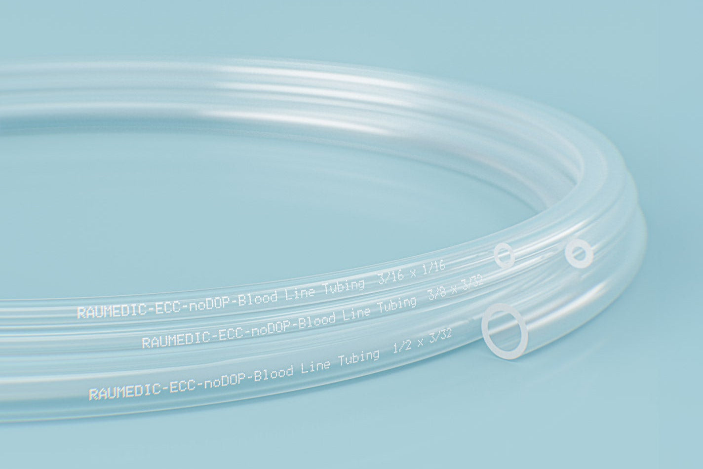 RAUMEDIC ECC noDOP® Medical-Grade PVC Tubing