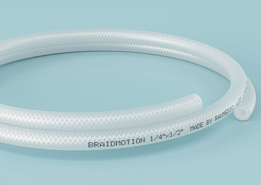 BRAIDMOTION Braided Silicone Tubing