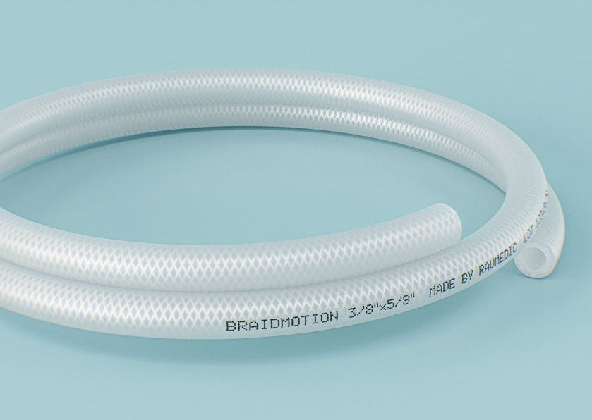 BRAIDMOTION Braided Silicone Tubing